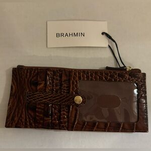 Brahmin Leather credit card wallet